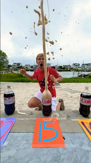 Diet Coke & Mentos SODA ROCKET!!