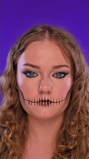 halloween makeup tutorial 🎃 step-by-step look you can recreate easily 😌💗