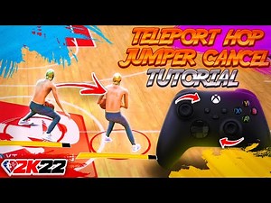 NBA 2K22 TELEPORT HOP JUMPER CANCEL DRIBBLE TUTORIAL W/HANDCAM! DRIBBLE TUTORIAL 2K22!