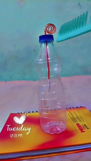 A gold leaf electroscope experiment with paper... 😊