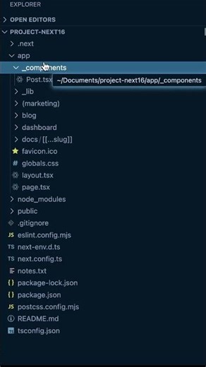 How To Make Private Folders In Next.js #reactjs #nextjs