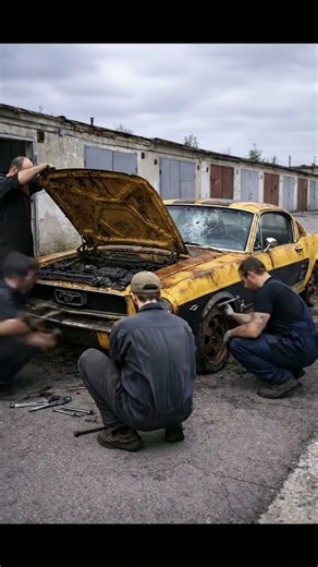 "Turning RUST into GOLD! 😱 #Mustang #Shorts #Restoration" “废铁变神车！这台野马经历了什么？😱 #Mustang #老车翻新 #解压”
