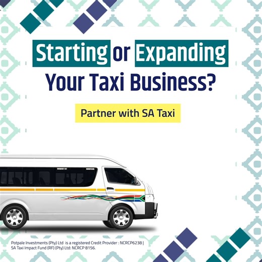 14 comments | Whether you're just starting or looking to expand, SA Taxi Development Finance can help you reach your taxi business's financial milestones. Let's make progress, together! ✨ Find out more  https://bit.ly/48k6bWW #SATaxi #Taxipreneur #BecomeATaxipreneur #TaxiFinance | SA Taxi | Facebook