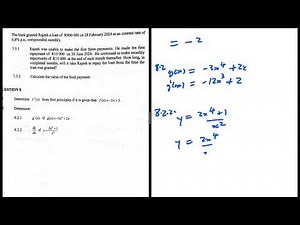 Question 8 Calculus Grade 12 Maths P1 Nov 2025 allpastpapers.com