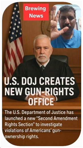“DOJ Launches New Second Amendment Rights Office — Big Shift in Gun-Rights Polic #DOJ #SecondAmendme