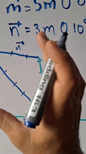 Suma de Vectores: Fácil y Gráfico con Ejemplo Práctico 📐 Aprende a sumar vectores de manera gráfica: Vectores m y n: 5m 85°N y 3m 10°N Herramienta utilizada: Transportador Resultado aproximado: distancia y dirección del vector resultante Según las leyes de vectores. 1. Introducción a vectores y suma 2. Vectores m y n: explicación y gráfico 3. Suma de vectores: paso a paso gráfico 4. Resultado aproximado y explicación Aprende matemáticas conmigo. #SumaDeVectores #Vectores #Matematicas #Geometría