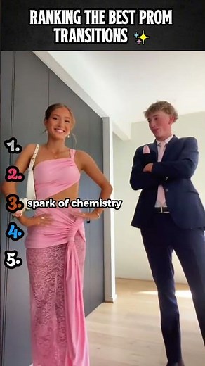 Ranking The BEST Prom Transitions 😎✨#shorts #transition