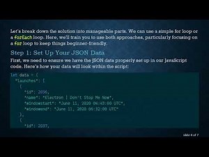 How to Loop Through Elements in API JSON Files Using JavaScript and jQuery
