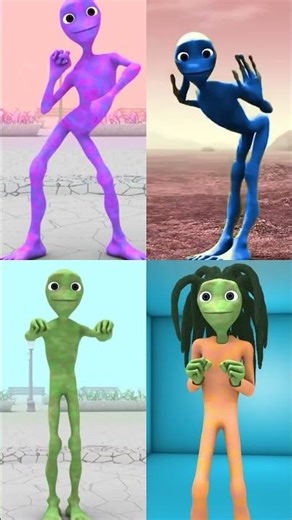 Dame Tu Cosita Alien Dance | All Variation Dame Tu Cosita Music Video