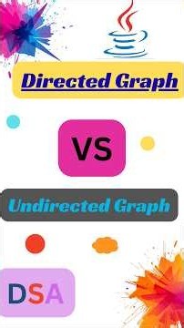 Directed Graph vs Undirected Graph in 60 Seconds ⚡