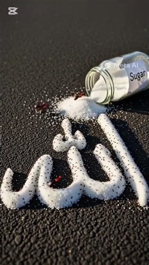 🐜Mini Kaaba made of sugar on road, ants 🕋🕌 #miniatureart #masjidalharam #islamicart #handmade #viral