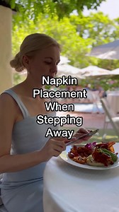 🔔 Napkin Placement when Stepping Away. Navigating a dining experience involves understanding many nuances, including where to place your napkin when you need to momentarily step away from the table. It's important to avoid placing your napkin on the left of your place setting as it may signal to the server that you have finished your meal, risking your dish being cleared prematurely. Additionally, don't place your napkin on the back of the chair as it can easily slip off and fall on the floor.S