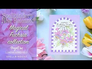 🌸 NEW: Alex Syberia for Spellbinders / Magical Fuchsia collection / cards showcase + Tutorial! ✨