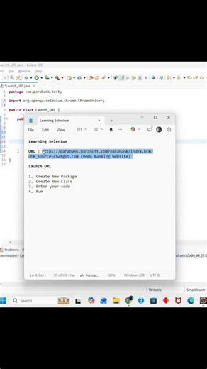 Selenium Java 🚀 | How to Launch URL in Selenium WebDriver | Beginner Tutorial