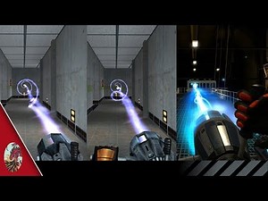 Half-Life VS Black Mesa Comparison - Gluon Gun