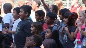 It was the best day of school ever for these kids when we showed up with a surprise... | Harlem Globetrotters
