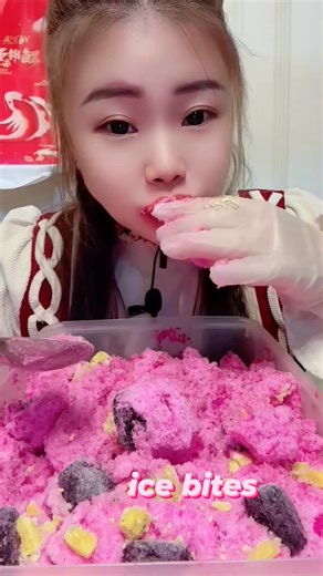 10K views · 532 reactions | yummy crashed ice pomegranate and ice chip buckwheat and taro | Freeze ice Bites | Facebook