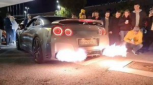36K views · 6.2K reactions | Nissan GT-R R35 Exhaust Flames !! | Like Car And Motorcycle | Facebook