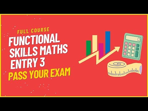 Pass your Maths Functional Skills Entry 3 exam with this full course. You can do maths.