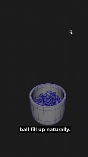 Stop Duplicating Objects Manually! Use MASH Dynamics in Maya #mayatutorial #modelingtips #shorts