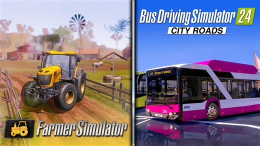 Bus Driving Simulator 24 City Roads & Farmer Simulator Bundle for Nintendo Switch - Nintendo Official Site