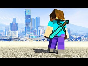لعبت النسخة الماينكرافتية من جي تي أي 5 | GTA V Minecraft Version