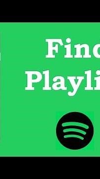 How To Find A Playlist Spotify iPhone