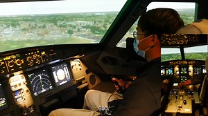 97K views · 1.1K reactions | WATCH: Proud of Sputnik Virtual pilot, Miguel Ilagan, who is about to begin his actual flight training, who flew with us at Sputnik Aviation's Airline Experience on an Airbus A320 Level D (Full Motion) Simulator. This was his first ever landing; whattaguythisguy! #SputnikAviation #DreamBelieveBuild #futurepilot #Airbus | Sputnik Aviation | Facebook