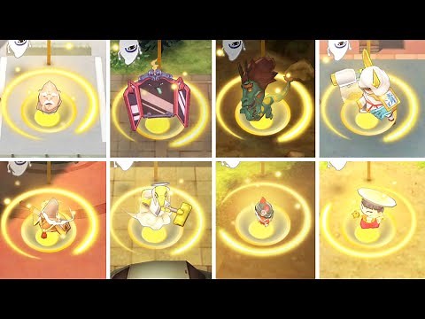 Yo-Kai Watch 2: All Baffle Boards (Fleshy Souls / Bony Spirits / Psychic Specters)