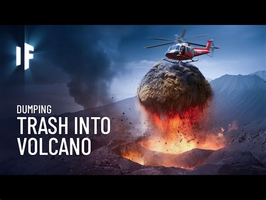 What If We Dumped Trash Into Volcanoes