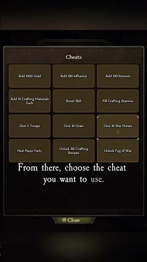 How to Use Cheats in Bannerlord on Consoles!
