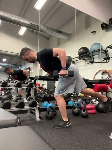 Single Leg RDL + Dumbbell Row