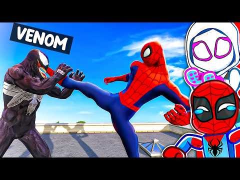 SPIDERMAN FUNNIEST MOMENTS in GTA 5...