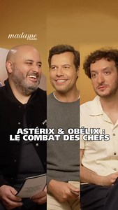 Dans la série animée Astérix et Obélix : le combat des chefs, créée par Alain Chabat pour Netflix, Laurent Lafitte prête sa voix à César, Jérôme Commandeur joue la mère de César et le commentateur sportif du combat des chefs et David Marsais est Bibus. Pour « Madame Figaro » le trio a tranché sur le meilleur César, le meilleur des chefs, et la tradition de l’époque à remettre au goût du jour. Journaliste : @mariongeliot @jeromecommandeur #laurentlafitte @davidmarsais #entredeux | Madame Figaro