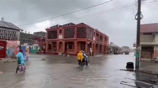 Hurricane Melissa has made landfall in Jamaica as the most powerful storm to ever strike the island nation. | Sky News Australia