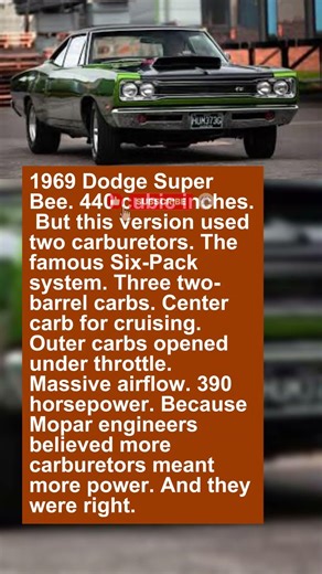 This Mopar Used a Factory Dual Carb Setup