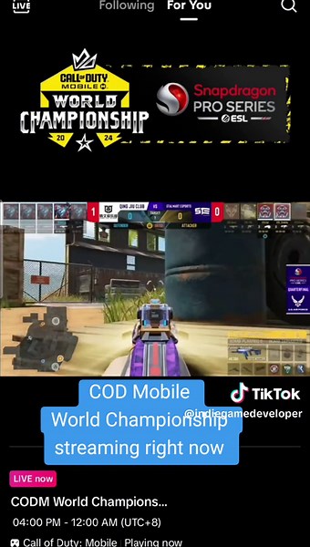 COD Mobile World Championship Live Stream