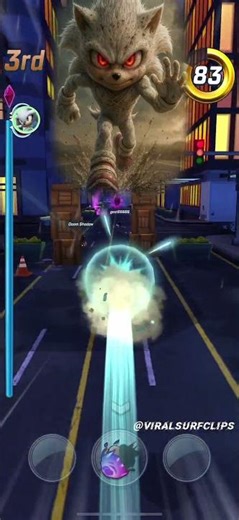 Can Sonic Beat This Extreme Speed? ⚡️🔥 #SonicForces #SonicDash #SonicSpeed