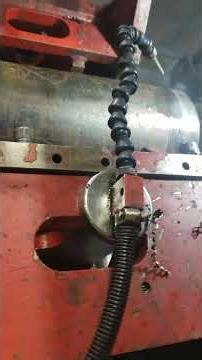 cnc pipe threading 6 inch npt #welldrilling #cnc #pipethreading