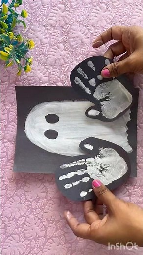 DIY Halloween Ghost Banner | Easy Colorful Wall Decor