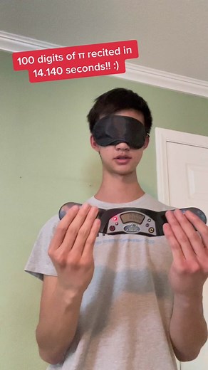Speed Recitation of 100 Digits of Pi in 14.140 Seconds