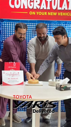 New Toyota Yaris 2025 Delivered | Toyota Sukkur Motors #toyota #yarisfacelift