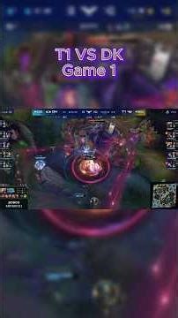 Faker plays in T1 vs DK game 1 🧠 #shorts #lolclips