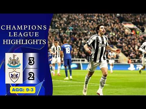 Newcastle - Qarabağ FK | 3-2 (9-3 agg) | Highlights | Champions League 2025-26 | newcastle qarabag