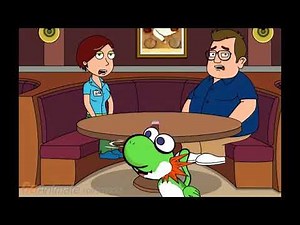 Yoshi eats everything in the restaurant (Remastered)