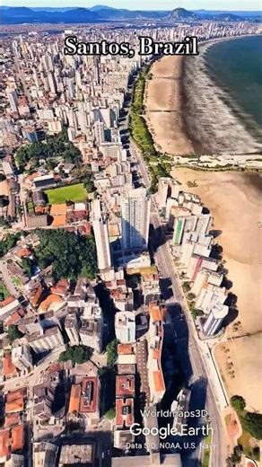 Discovering Santos: Brazil’s Hidden Seaside Gem! 🇧🇷✨ #shorts #travel
