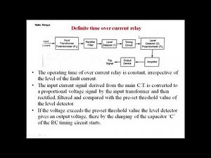 Definite time overcurrent relay