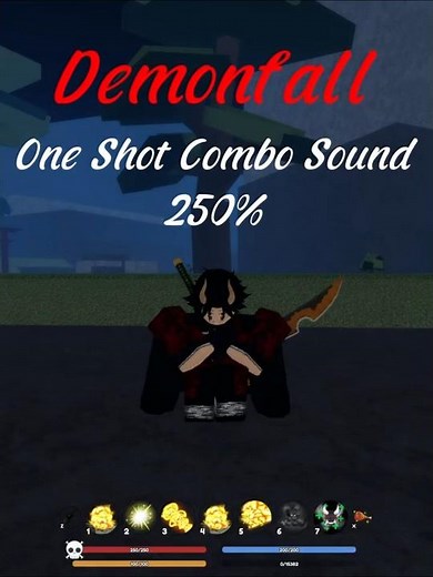 New Sound Breathing Combo #demonfall #roblox #demonslayer #youtube #youtuber #ytshorts #combo