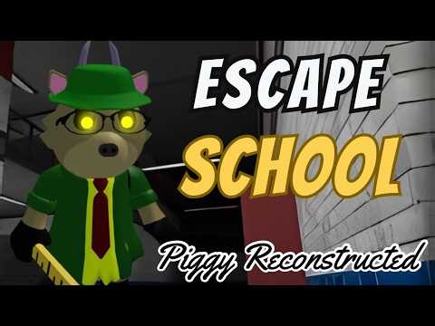 HOW TO ESCAPE SCHOOL CHAPTER 5 IN PIGGY RECONSTRUCTED💖#roblox #piggy #subscribe