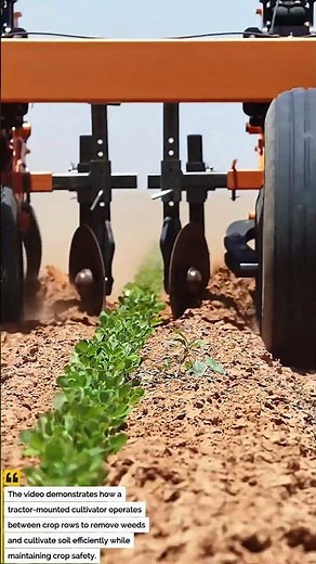 High-Precision Tractor-Mounted Cultivator | Efficient Inter-Row Weeding Technology